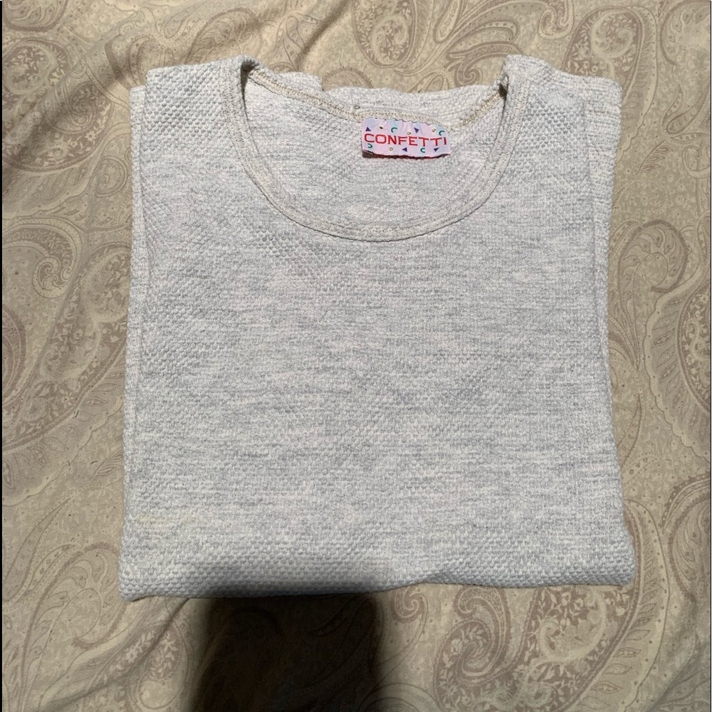 Confetti Grey Tee